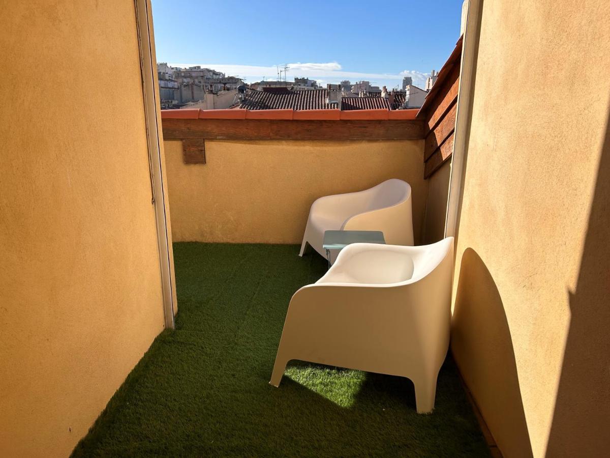 Loft Moderne Vue Vieux Port Terrasse Rooftop Leilighet Marseille Eksteriør bilde