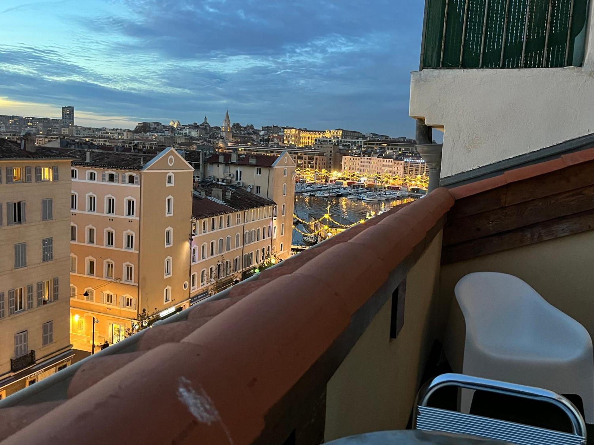 Loft Moderne Vue Vieux Port Terrasse Rooftop Leilighet Marseille Eksteriør bilde