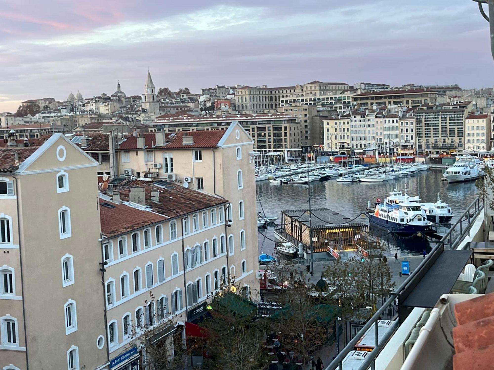 Loft Moderne Vue Vieux Port Terrasse Rooftop Leilighet Marseille Eksteriør bilde